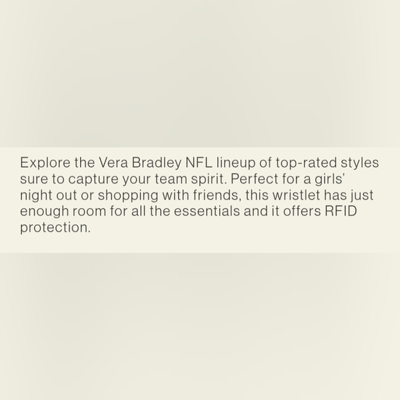 Vera Bradley NFL New York Jets Wristlet NWT SOLD OUT on VB website - Picture 4 of 5